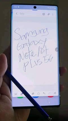 Samsung Galaxy note 10 plus 12/256 GB storage PTA 03228588606