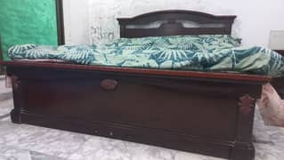 wooden bed set for sale