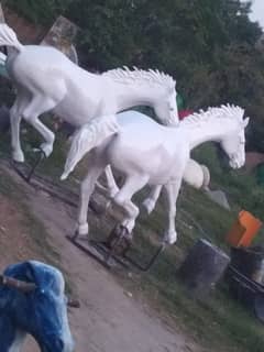 Fiberglass horses