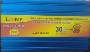 Smart battery charger 12v 30amps