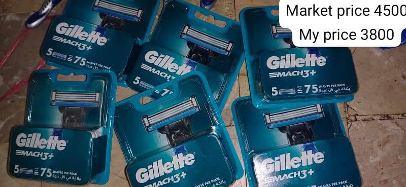 Gillette razor and form & gel, 10