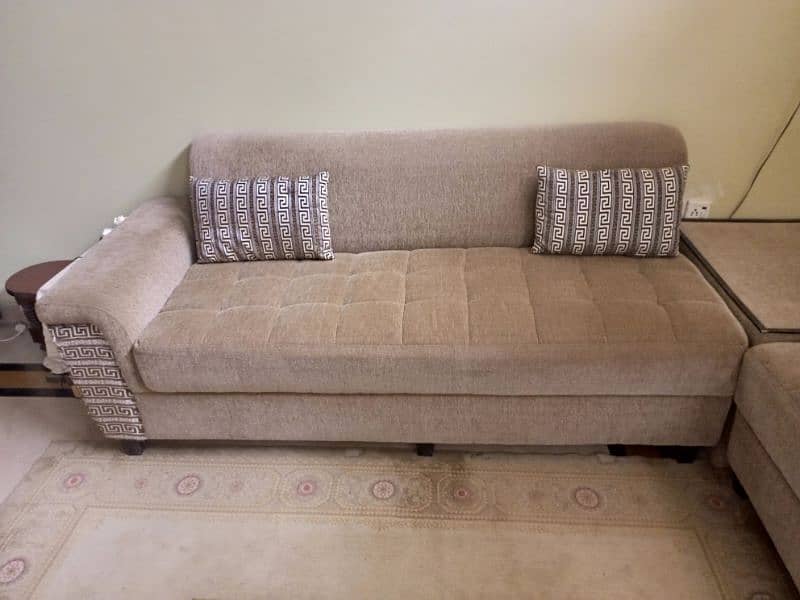 Sofa set (L-Shaped) | 5 seater with table 1