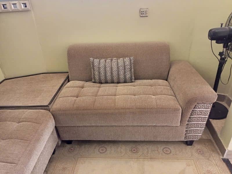 Sofa set (L-Shaped) | 5 seater with table 2