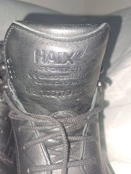 Stylish Haxis Black Leather Boot - Gently Used, Great Condition 3