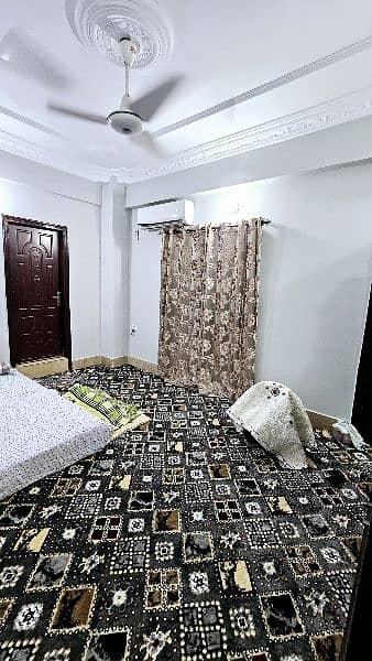 3 bed dd flat for sale Tariq road block 2 6