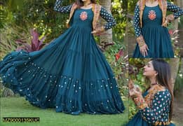 Embroiderd maxi with coti