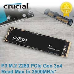 Crucial P3 1TB Nvme SSD (Exchange with 128gb nvme + 7.5k Rs)