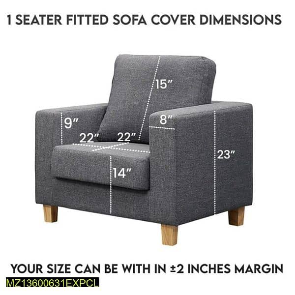 4pc mesh plain sofa cover set 6 seater 3
