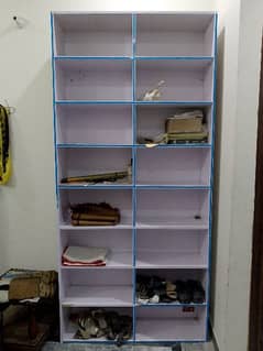 5 Racks/Showcases for sale in almost new condition
