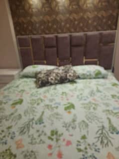 king size bed with dresser and 2 side tables sale only used 1 month