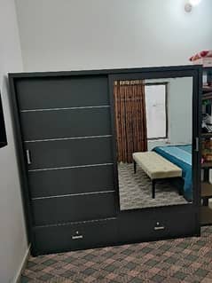 Wardrobe (almari) + Corner Book Shelf in excellent Quality & condition