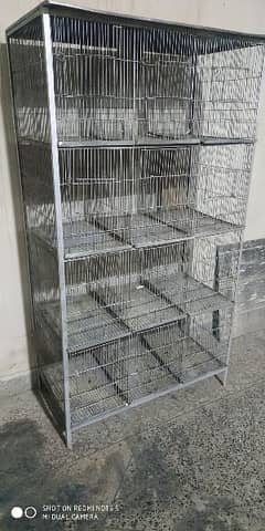 12 Portion Used Cage Heavy Iron metal