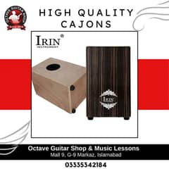 High Quality Imported Cajons at Octave Guitar Shop
