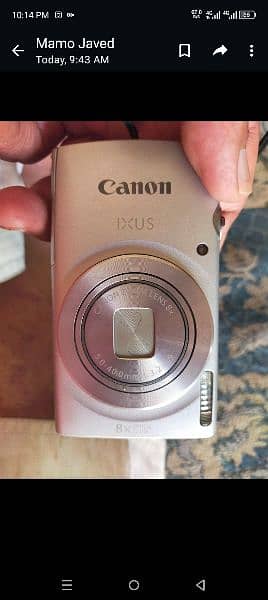 A Few time used New Canon camera IXUX185  purchased from Dubai 2