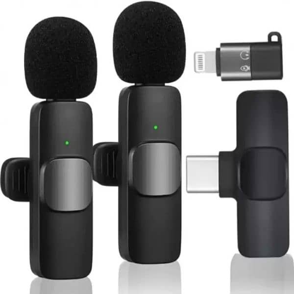 k11 wireless microphone for Android & iphone double mic 1