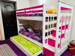 bunk bed/double story bed/bunker bed/wooden bunk bed for sale