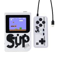 400 in 1 GAME RARE WHITE COLOR. 3 INCH COLORED DISPLAY 7 HOURS GAMEPLAY