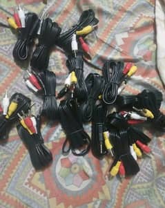 aux adio video cable branded