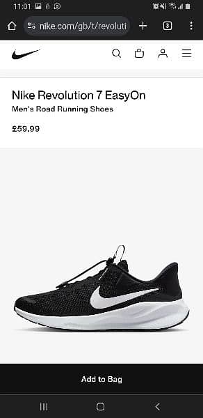 Nike Revolution easy on . size uk9 9