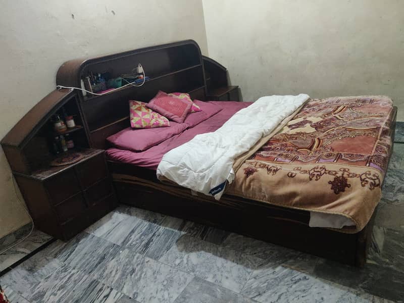 king size bed set with new mattress 1