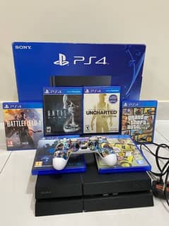 Playstation 4 500gb with games