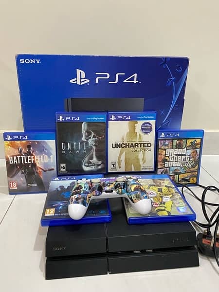 Playstation 4 500gb with games 0