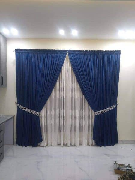 double layer brand new curtains 7