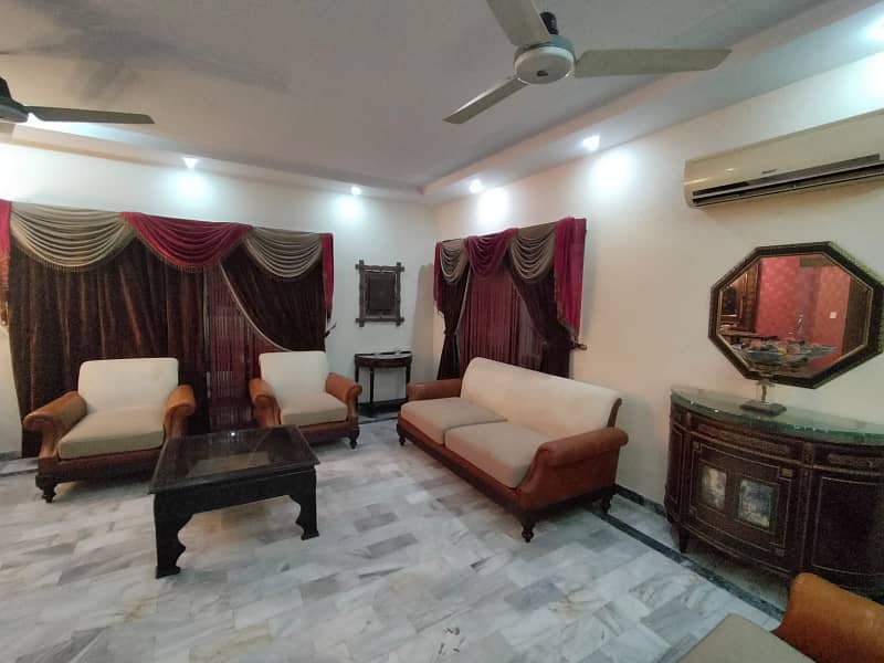 DHA Phase 3 Kanal 5 Bed Rooms Fully Furnished House For Rent 1