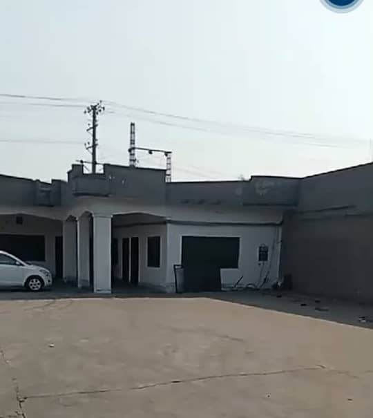 6 Kanal Neat and clean triple story factory available for rent on Kot Abdul Malik interchange Lahore 1