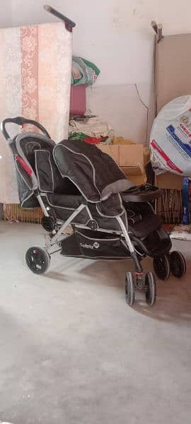 Baby cart for 2 child 4