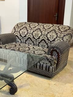 7 seater sofa set and table set 0