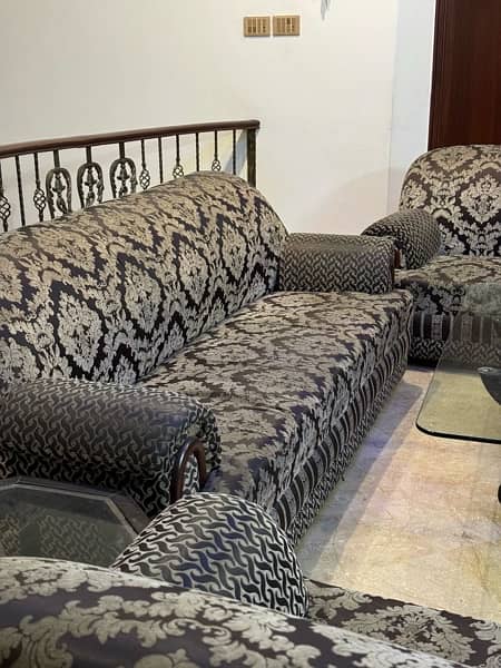 7 seater sofa set and table set 1