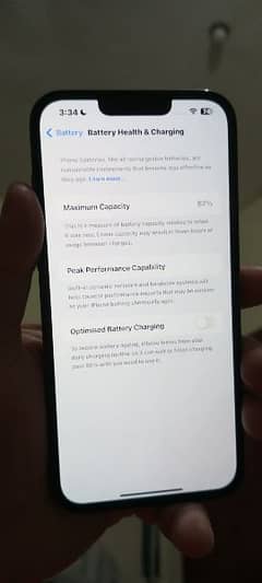 I phone 13 pro max non pta 87 battery health 1TB Memory