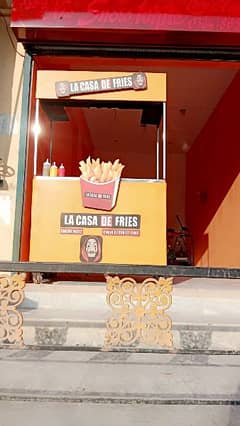 Branded Fries, Samosa, Roll Stall