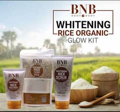 BNB Whitening Rice Glow Facial Kit