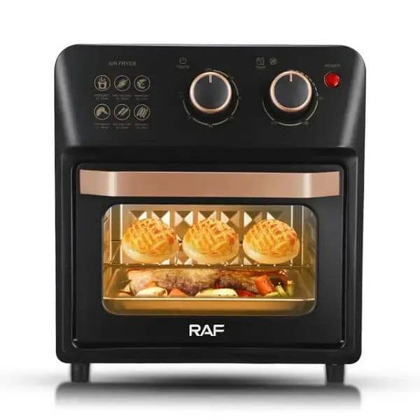 RAF 2 IN 1 AIR FRYER AND OVEN 14 LITER ELECTRIC 1250W BAKING AIRFRYER 0