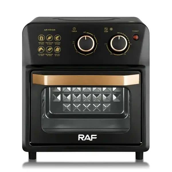 RAF 2 IN 1 AIR FRYER AND OVEN 14 LITER ELECTRIC 1250W BAKING AIRFRYER 8