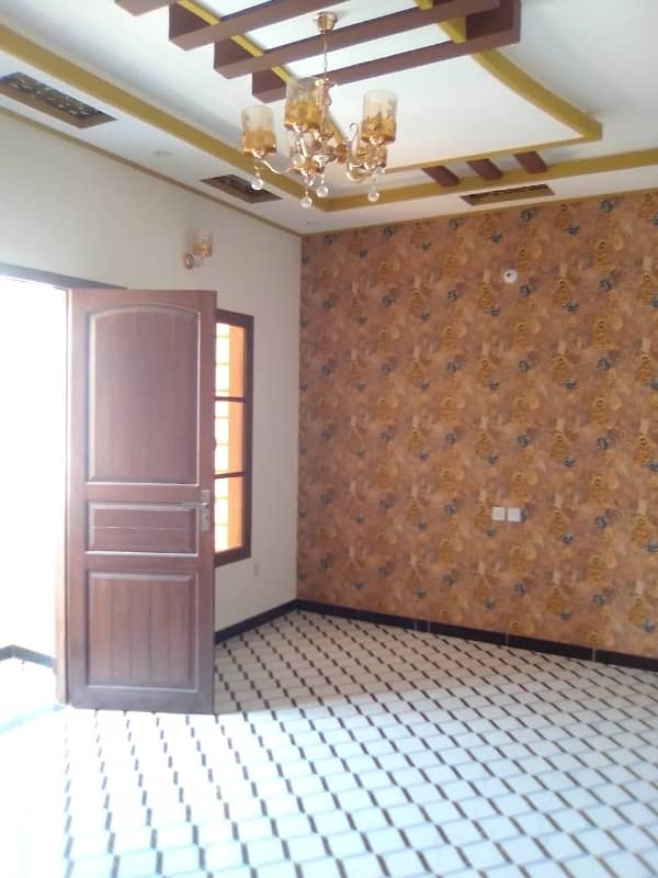 BRAND NEW BANGLOW IN SAADI TOWN
240 YARDS SPACIOUS BANGLOW p
SAADI TOWN BLOCK 3
MODERN STRUCTURE 
GROUND+1
SEPRATE ENTRANCE FOR UPPER FLOOR
6 SPACIOUS BEDROOM WITH ATTACH BATH
2 WORKING AMERICAN KITCHENS
2 DRAWING ROOMS
SPACIOUS LOUNGE 17