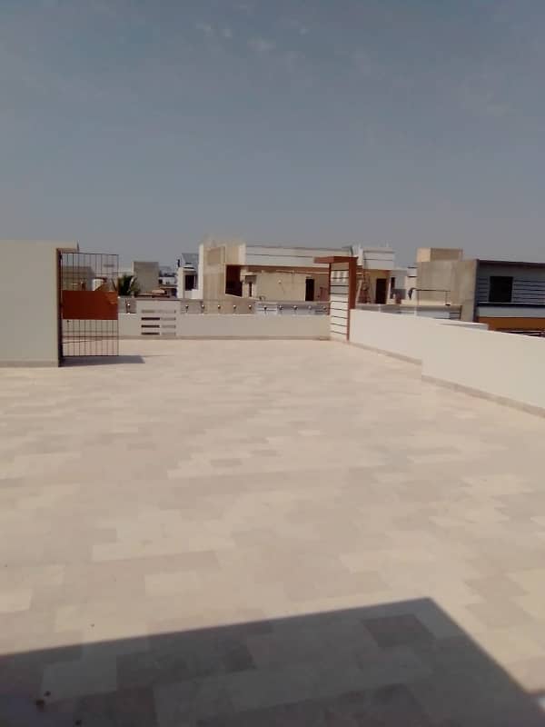 BRAND NEW BANGLOW IN SAADI TOWN
240 YARDS SPACIOUS BANGLOW p
SAADI TOWN BLOCK 3
MODERN STRUCTURE 
GROUND+1
SEPRATE ENTRANCE FOR UPPER FLOOR
6 SPACIOUS BEDROOM WITH ATTACH BATH
2 WORKING AMERICAN KITCHENS
2 DRAWING ROOMS
SPACIOUS LOUNGE 26