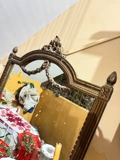 dressing table with drawers and seat 0