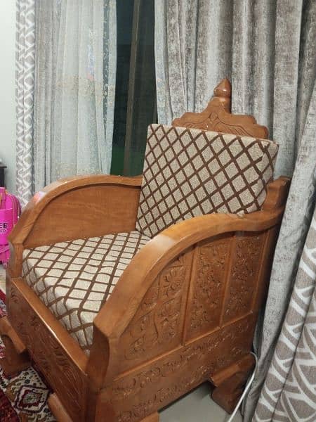 sofa set wooden Dyar 1