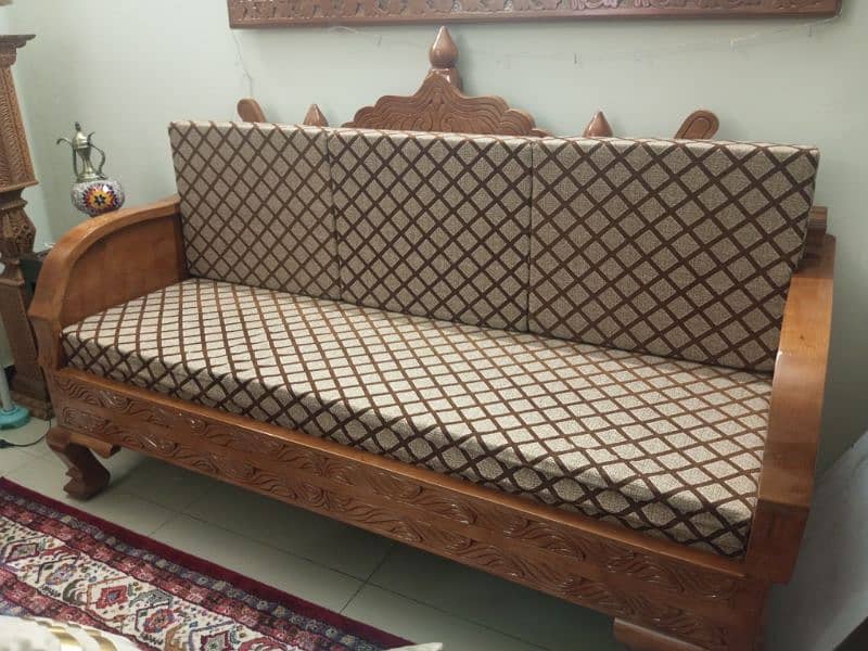 sofa set wooden Dyar 6