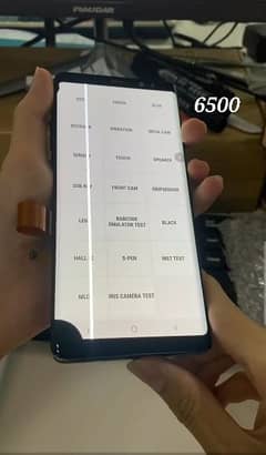 Samsung note 8 dotted screen