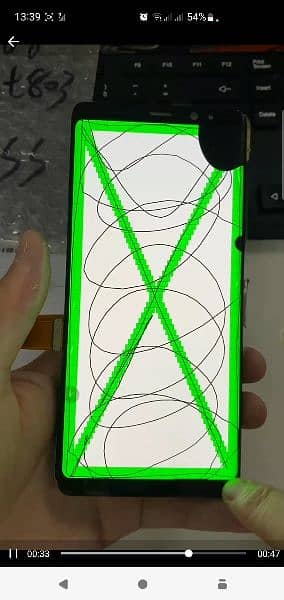 Samsung note 8 dotted screen 4