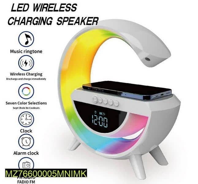 Touch lamp wireless speaker (box pack )only delivery available 6