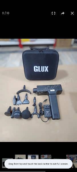 Glux M3 Imported Gun Massager With 10 Replaceable heads! 1
