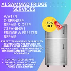 Fridge & Freezer Repair & Deep Cleaning | Water Dispenser Repair. . . . . .