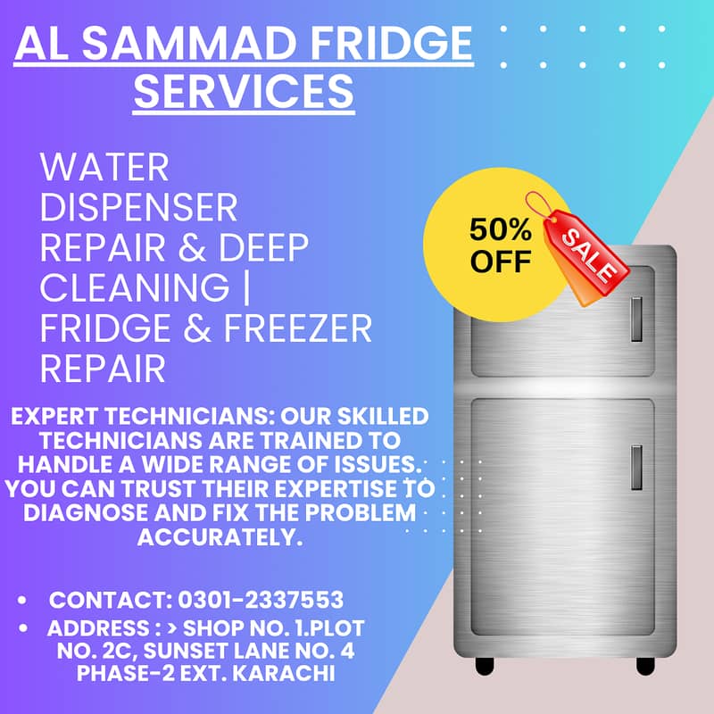 Fridge & Freezer Repair & Deep Cleaning | Water Dispenser Repair. 0