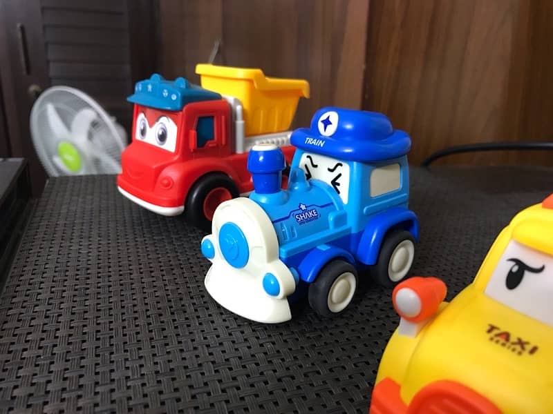 Kids Toy Push Car play Imported Plastic fun for Children 7