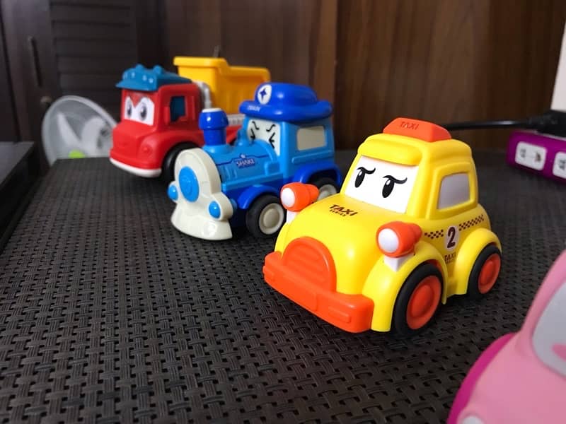 Kids Toy Push Car play Imported Plastic fun for Children 9